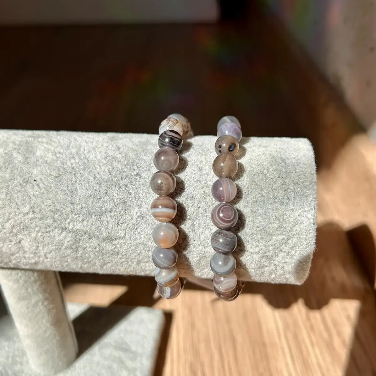 Bracelet en Agate botswana