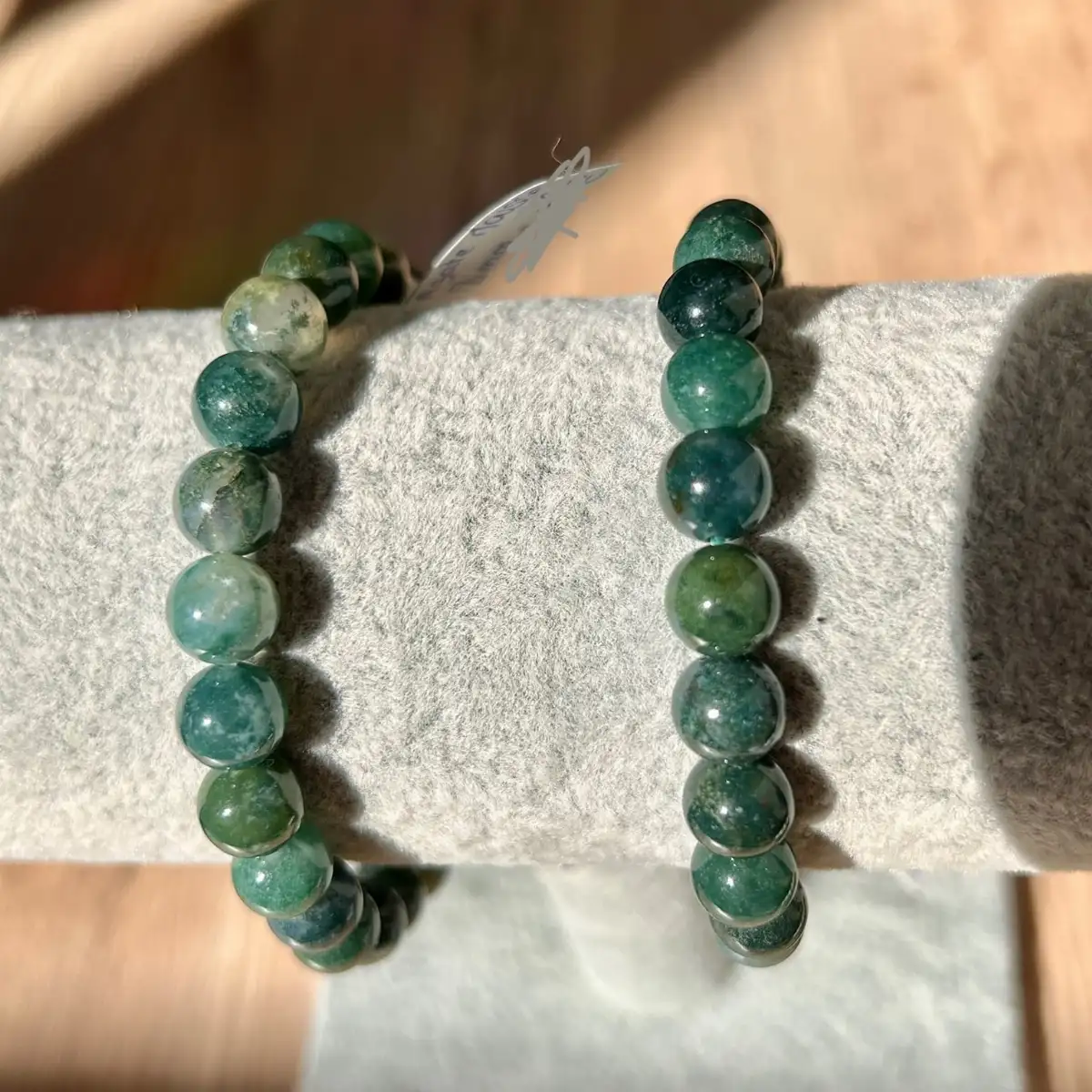 Bracelet en Agate mousse