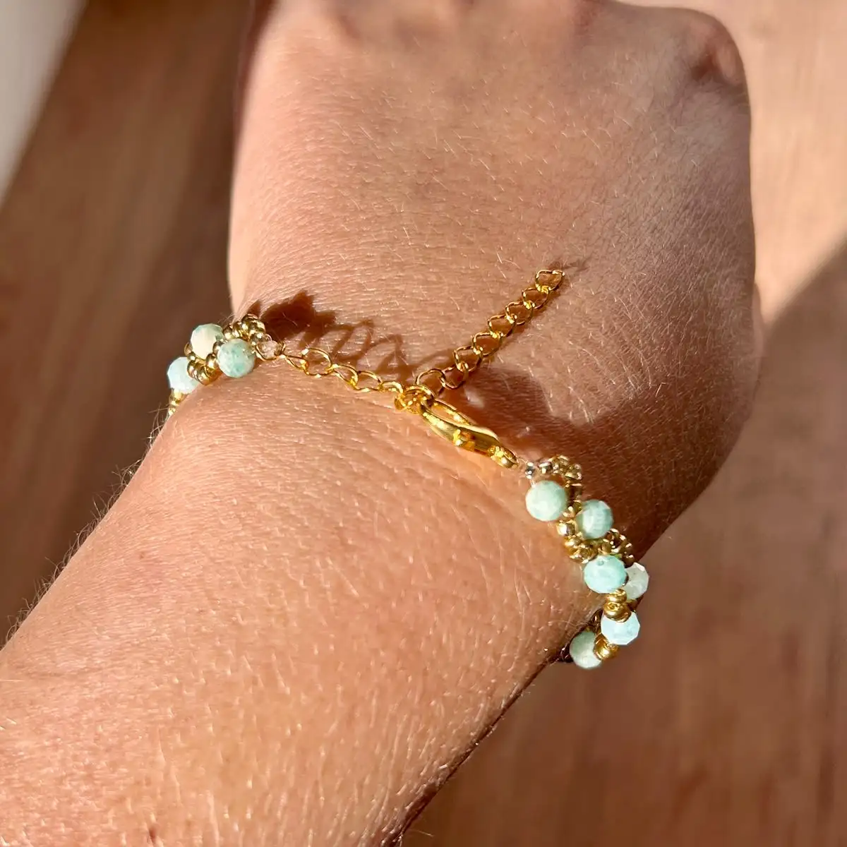 Bracelet en Amazonite