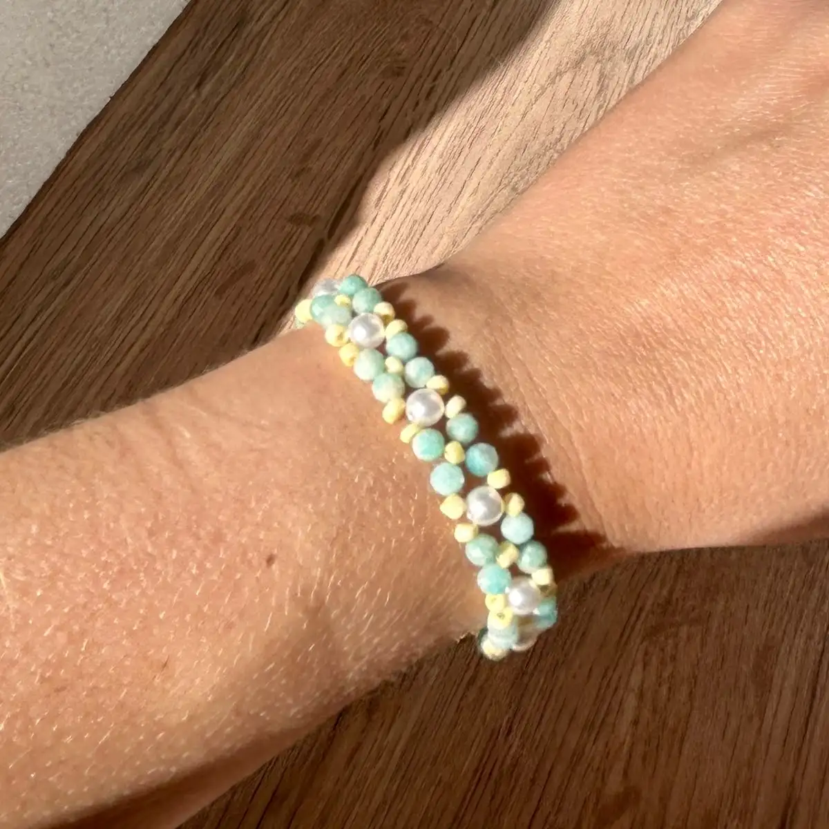 Bracelet en Amazonite