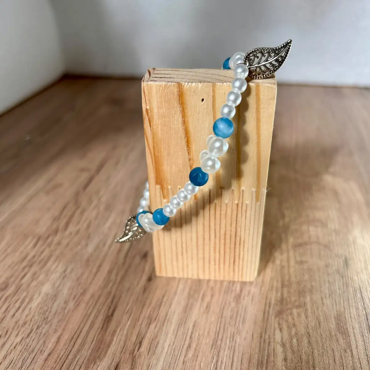 Bracelet en Apatite bleue