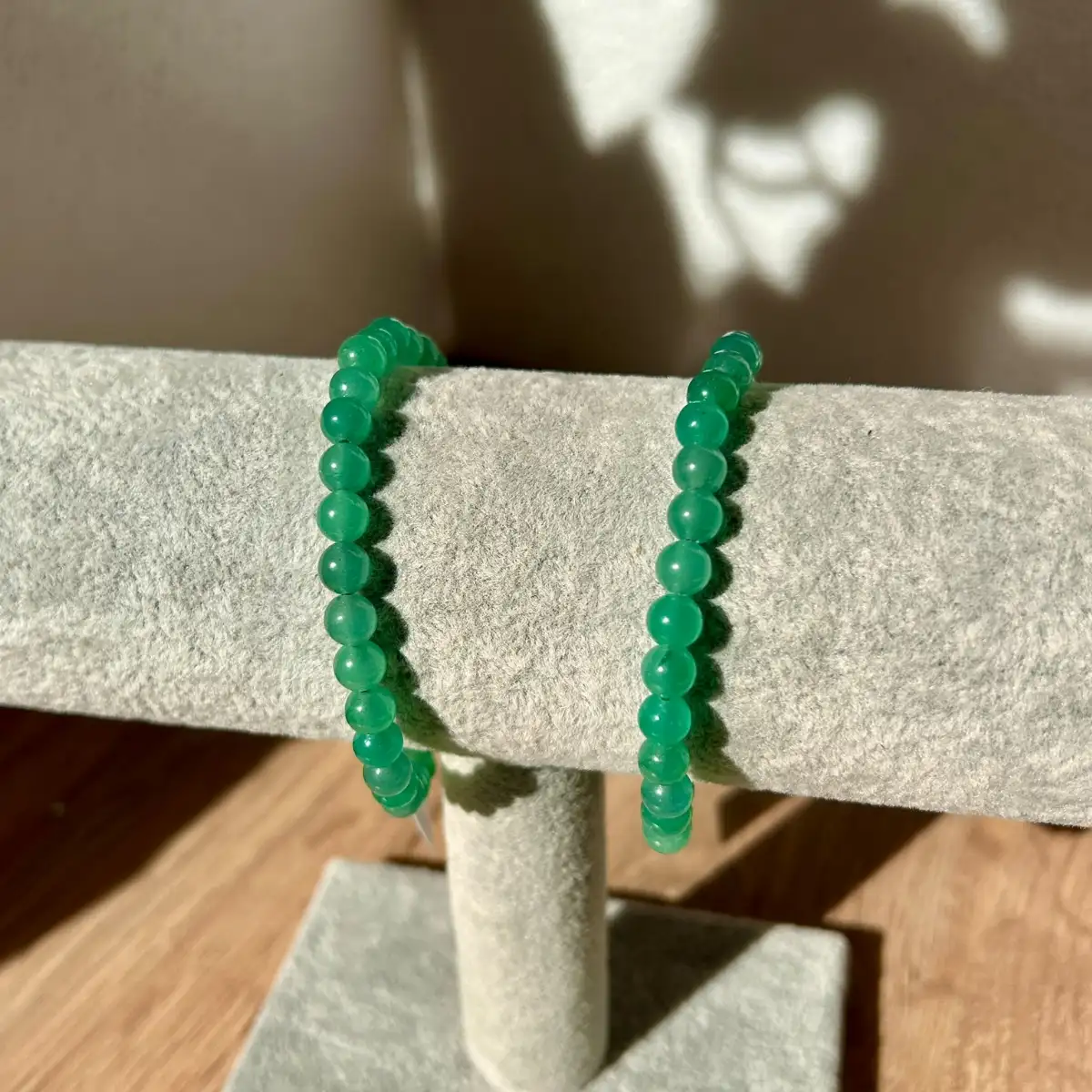 Bracelet en Aventurine verte