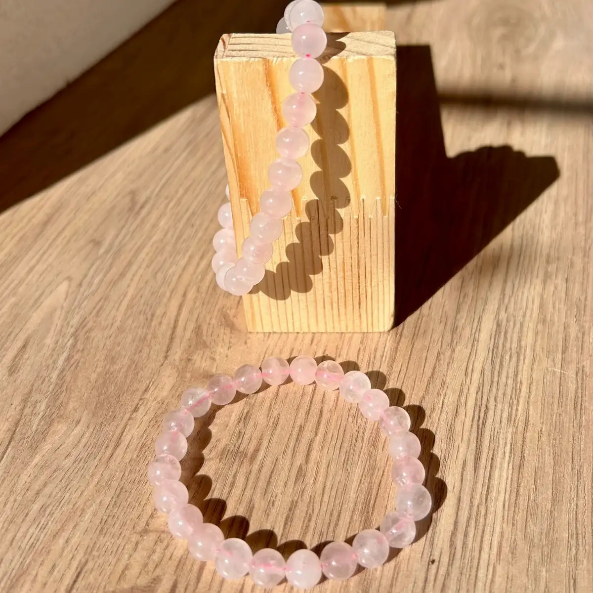 Bracelet en Calcite rose