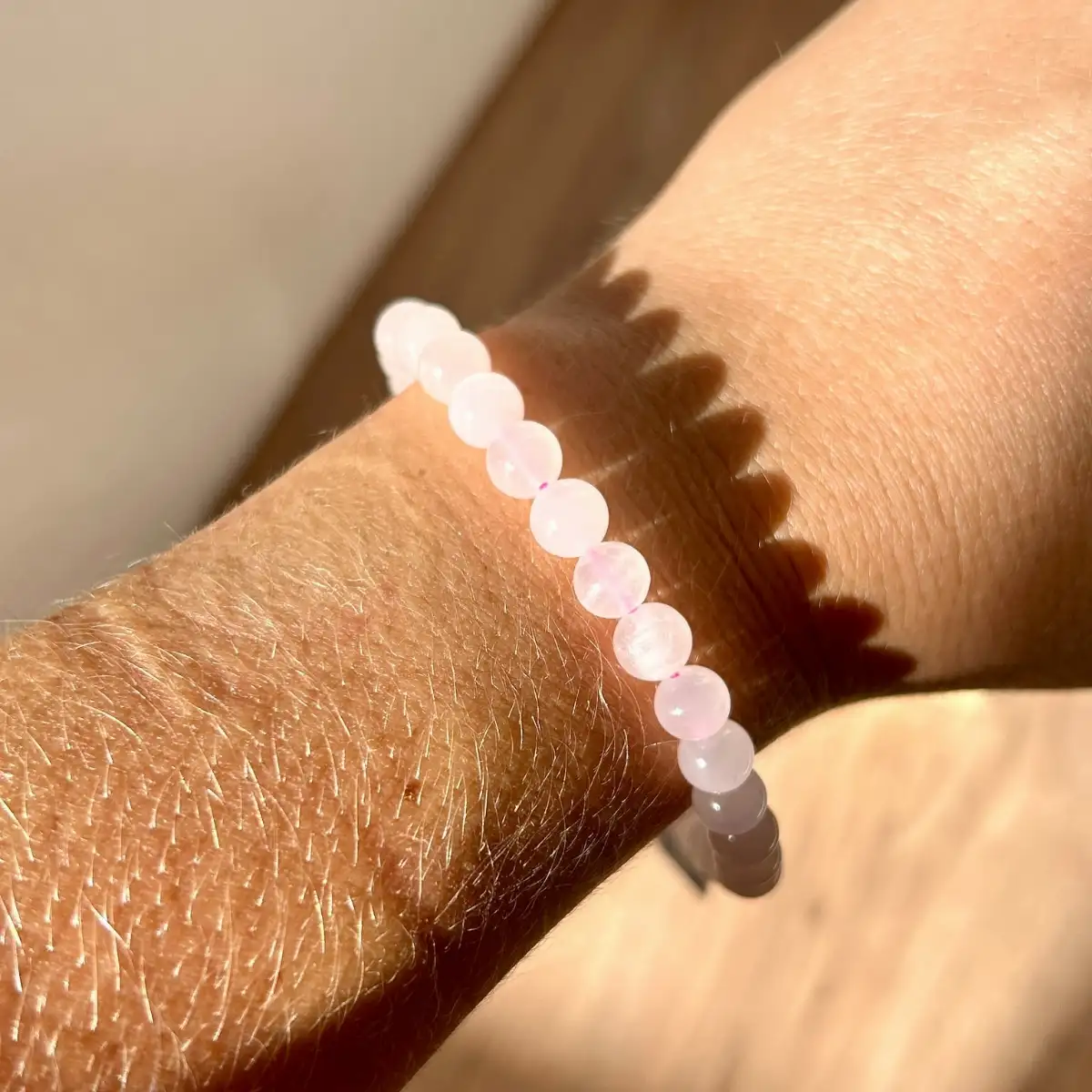 Bracelet en Calcite rose