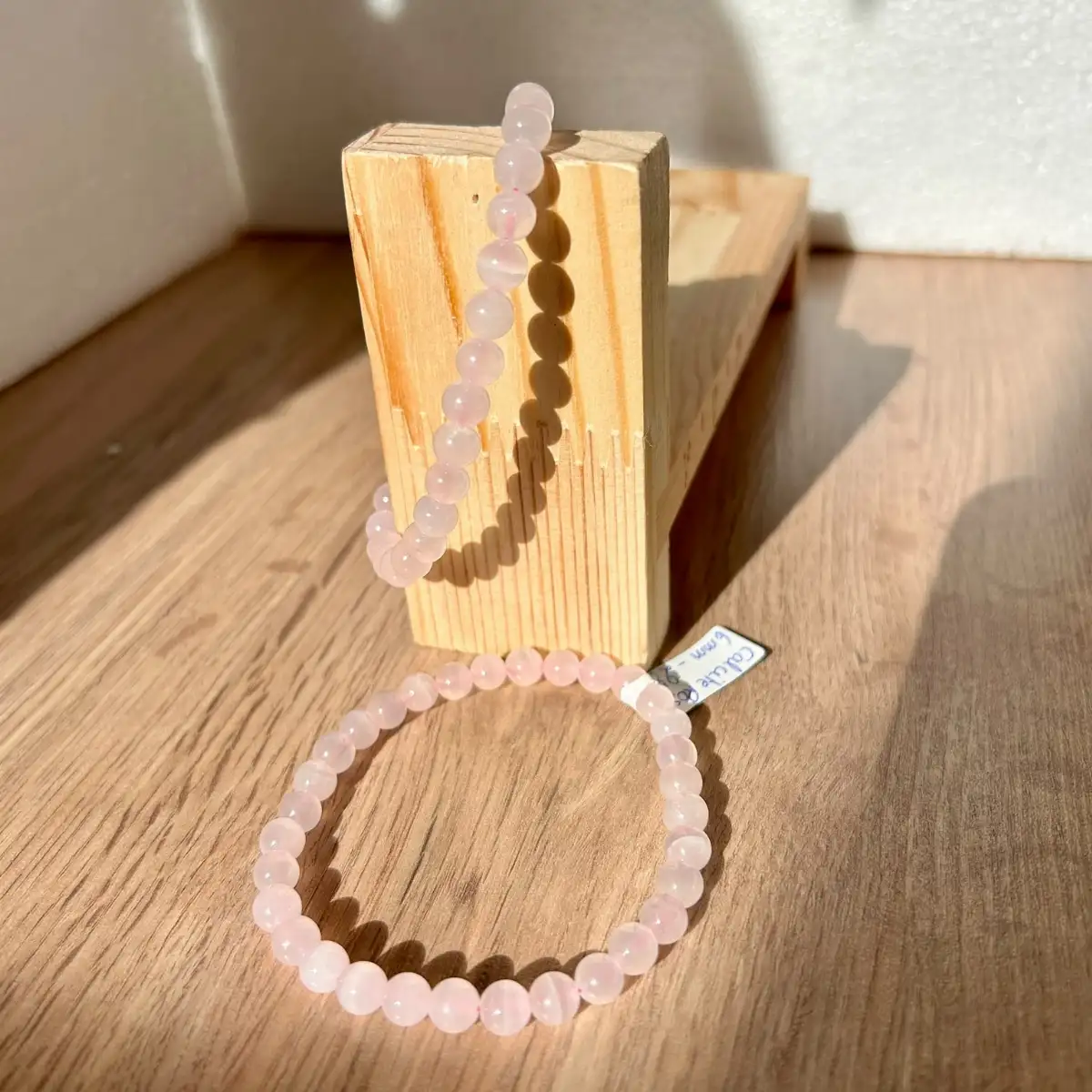 Bracelet en Calcite rose