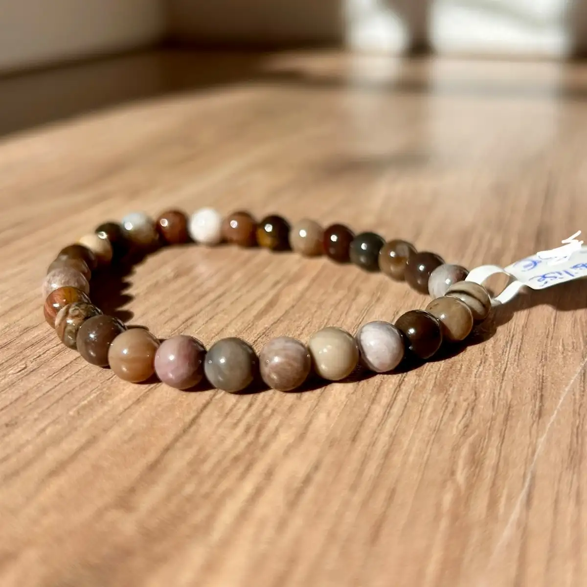 Bracelet en Bois Fossilisé