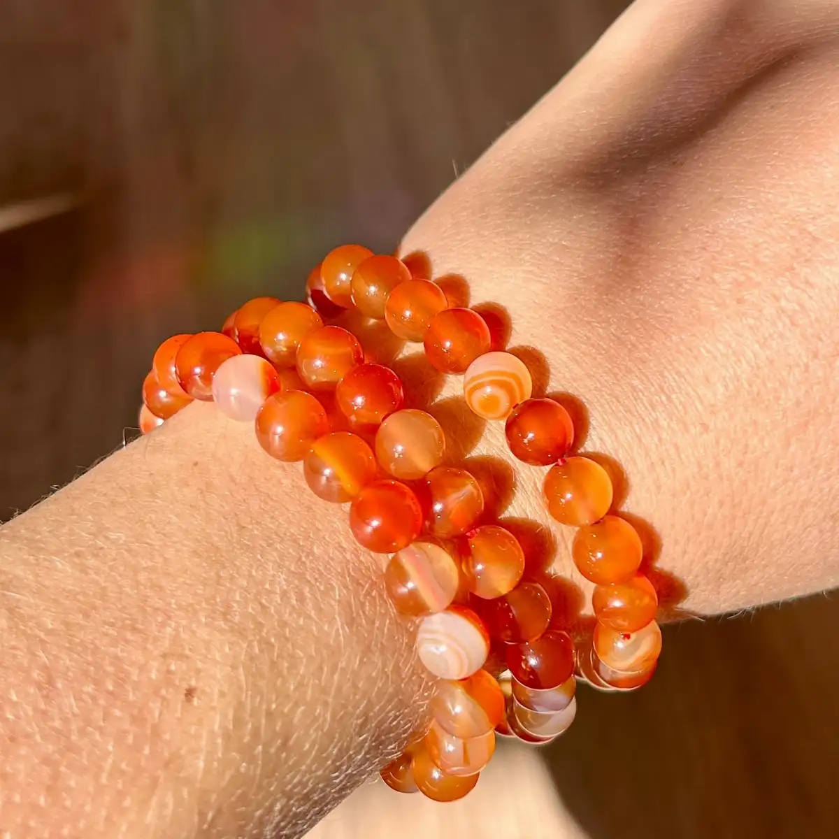 Bracelet en Cornaline