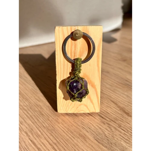 Pendentif en Améthyste pour animaux